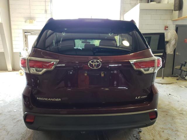 Photo 6 from auction – 2016 TOYOTA HIGHLANDER with VIN 5TDBKRFH7GS321609