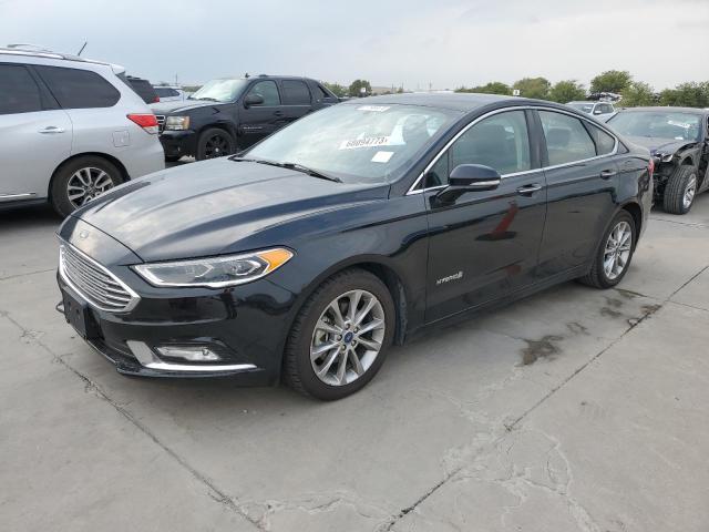 FORD FUSION SE 2017 with VIN 3FA6P0LU7HR344978 - Photo from auction