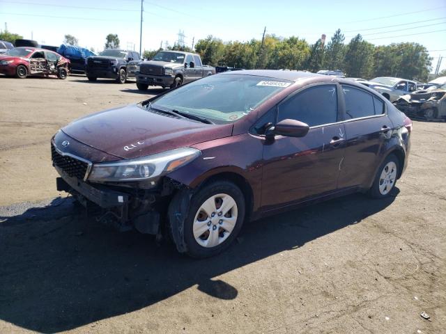 KIA FORTE LX 2018 with VIN 3KPFL4A79JE206494 - Photo from auction