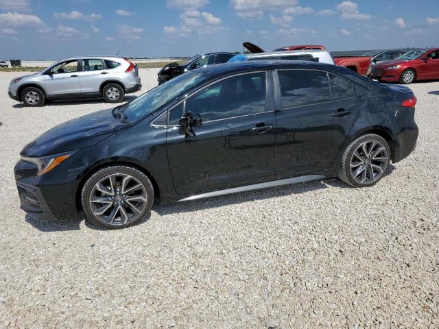 TOYOTA COROLLA SE 2022 with VIN JTDS4MCE2NJ091270 - Photo from auction