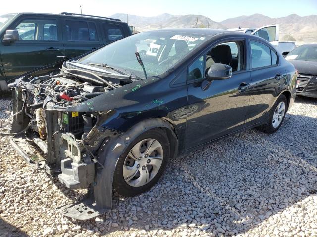 HONDA CIVIC LX 2013 with VIN 19XFB2F50DE200389 - Photo from auction