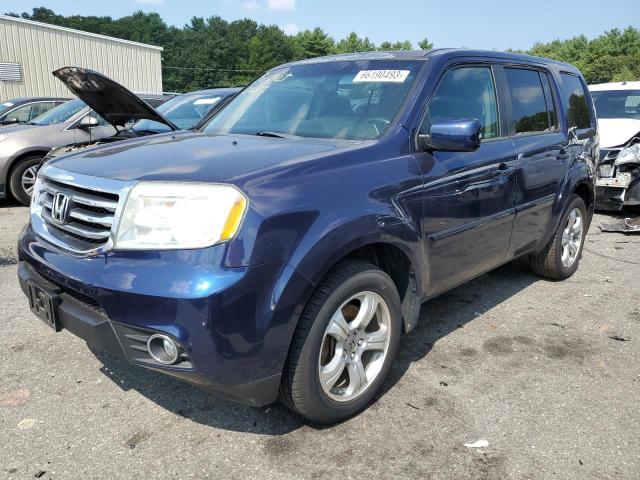 HONDA PILOT EXL 2013 with VIN 5FNYF4H52DB037177 - Photo from auction