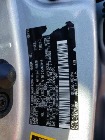 Photo 14 from auction – 2019 TOYOTA HIGHLANDER with VIN 5TDJZRFH4KS708845