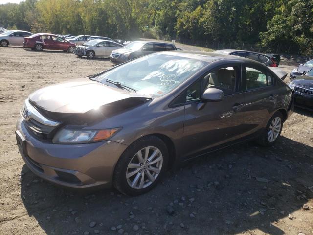 HONDA CIVIC EX 2012 with VIN 2HGFB2F8XCH534959 - Photo from auction