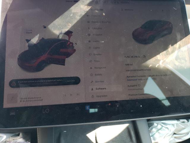 Photo 9 from auction – 2023 TESLA MODEL 3 with VIN 5YJ3E1EA4PF447335