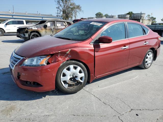 NISSAN SENTRA S 2015 with VIN 3N1AB7AP2FL658114 - Photo from auction