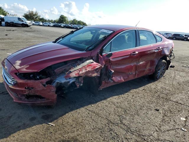FORD FUSION SE 2017 with VIN 3FA6P0PU7HR161140 - Photo from auction