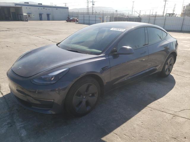 TESLA MODEL 3 2021 with VIN 5YJ3E1EA9PF404447 - Photo from auction