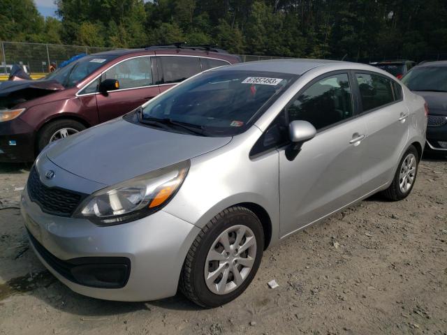 KIA RIO LX 2013 with VIN KNADM4A32D6266867 - Photo from auction