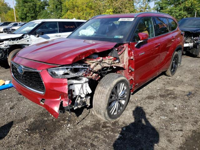 TOYOTA HIGHLANDER 2021 with VIN 5TDEBRCH5MS018826 - Photo from auction