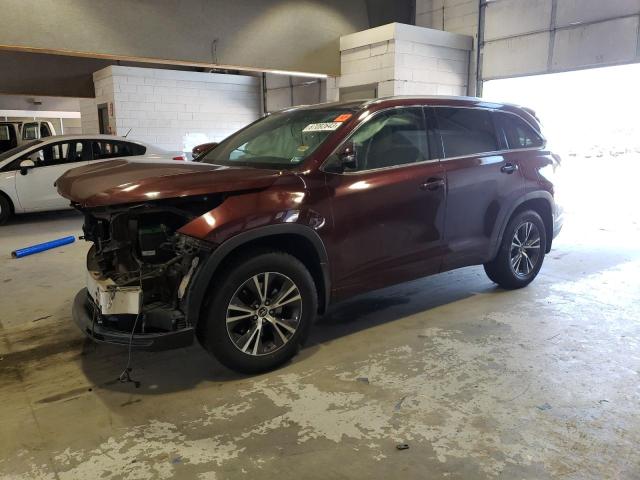 TOYOTA HIGHLANDER 2016 with VIN 5TDJKRFH7GS314722 - Photo from auction