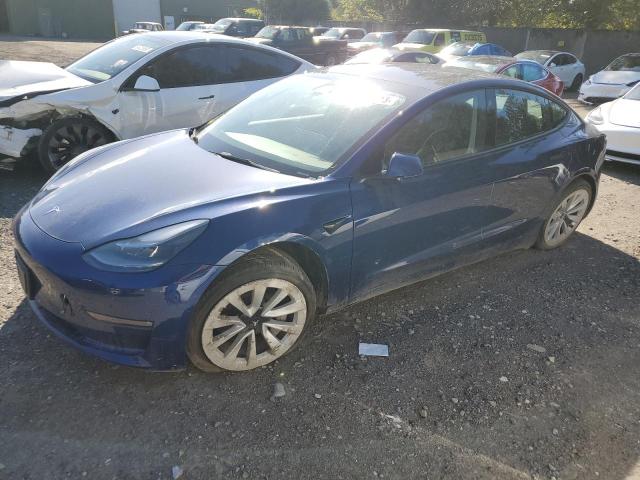 TESLA MODEL 3 2022 with VIN 5YJ3E1EB2NF184669 - Photo from auction
