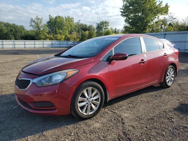 KIA FORTE LX 2014 with VIN KNAFX4A67E5102791 - Photo from auction