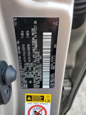 Photo 14 from auction – 2016 TOYOTA HIGHLANDER with VIN 5TDDCRFH8GS013967