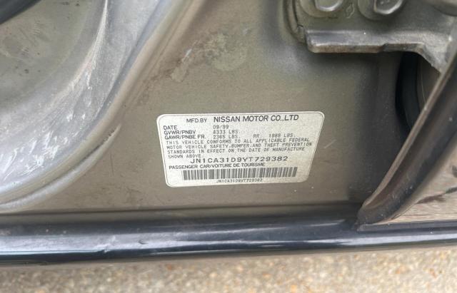 Photo 10 from auction – 2000 NISSAN MAXIMA GLE with VIN JN1CA31D9YT729382