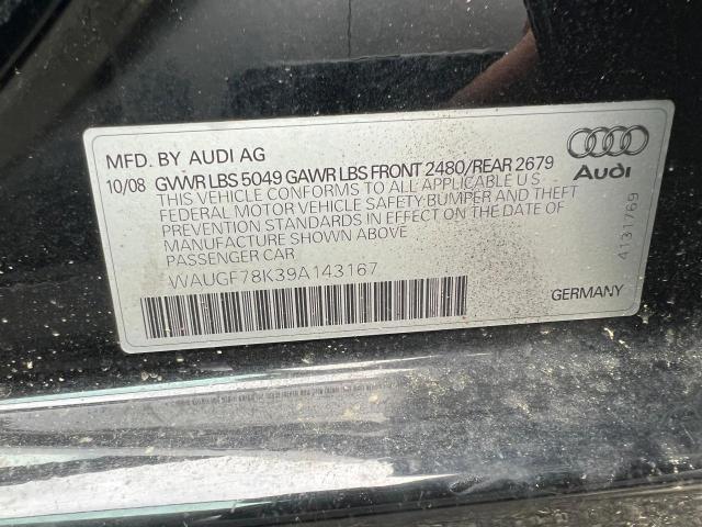 Photo 10 from auction – 2009 AUDI A4 PREMIUM with VIN WAUGF78K39A143167