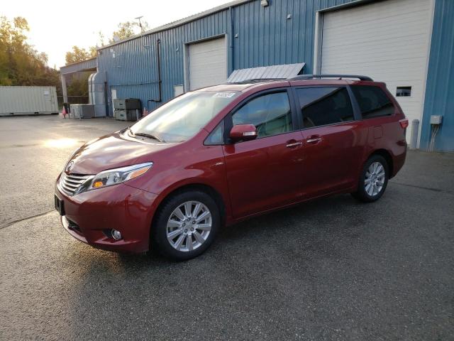 TOYOTA SIENNA XLE 2017 with VIN 5TDDZ3DC7HS182804 - Photo from auction