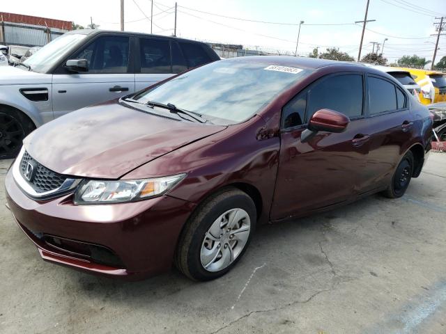 HONDA CIVIC LX 2015 with VIN 19XFB2F57FE266103 - Photo from auction