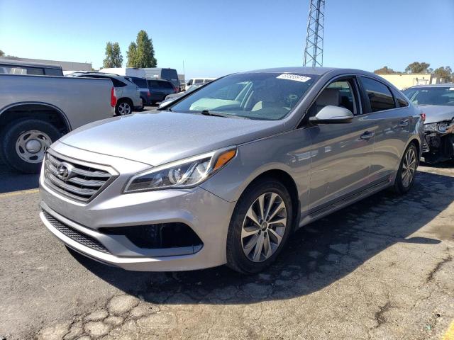 HYUNDAI SONATA SPO 2016 with VIN 5NPE34AF2GH344885 - Photo from auction