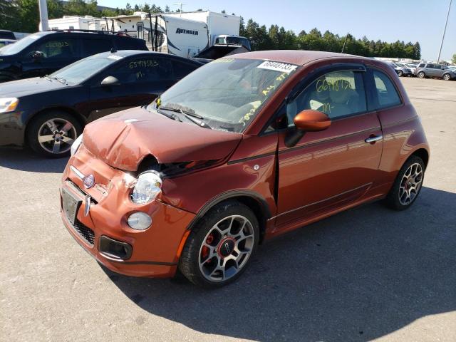 Photo 1 from auction – 2015 FIAT 500 SPORT with VIN 3C3CFFBRXFT509202