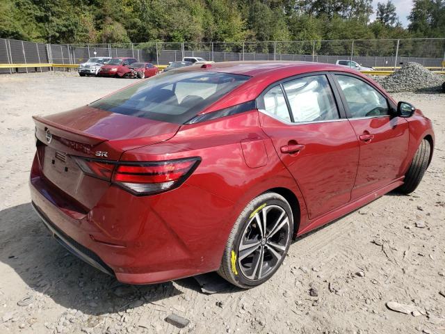 Photo 3 from auction – 2020 NISSAN SENTRA SR with VIN 3N1AB8DV5LY229094