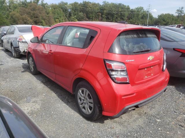 Photo 2 from auction – 2020 CHEVROLET SONIC with VIN 1G1JG6SB2L4129753