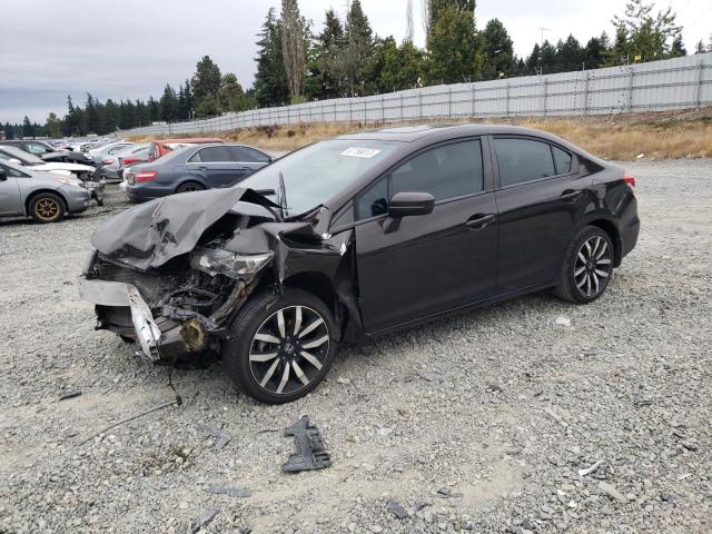 HONDA CIVIC EXL 2014 with VIN 2HGFB2F99EH523527 - Photo from auction