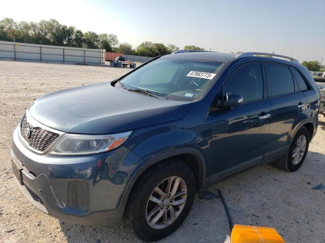 KIA SORENTO LX 2014 with VIN 5XYKT4A72EG429063 - Photo from auction