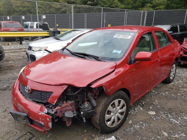 TOYOTA COROLLA BA 2009 with VIN 2T1BU40E99C154094 - Photo from auction