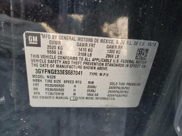 Photo 14 from auction – 2014 CADILLAC SRX PREMIU with VIN 3GYFNGE33ES687041