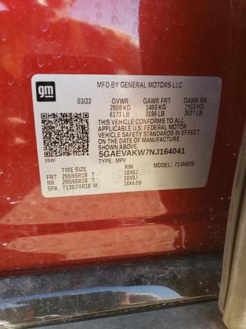 Photo 14 from auction – 2022 BUICK ENCLAVE ES with VIN 5GAEVAKW7NJ164041