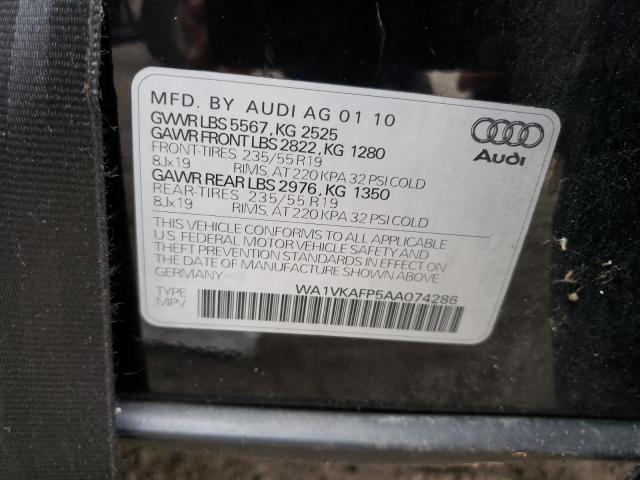 Photo 14 from auction – 2010 AUDI Q5 PRESTIG with VIN WA1VKAFP5AA074286