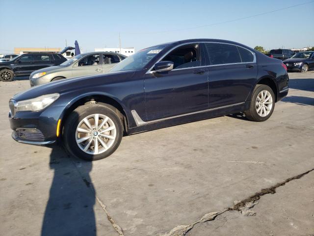 BMW 740 I 2017 with VIN WBA7E2C5XHG739668 - Photo from auction