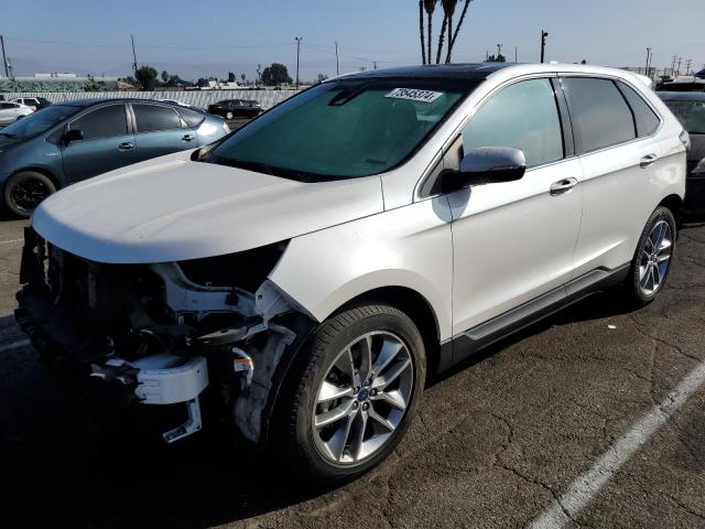 FORD EDGE TITAN 2017 with VIN 2FMPK3K83HBC45104 - Photo from auction