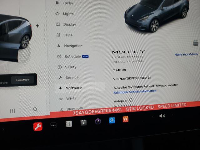 Photo 9 from auction – 2024 TESLA MODEL Y with VIN 7SAYGDEE6RF984461