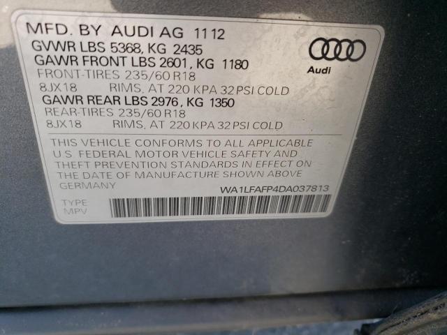 Photo 14 from auction – 2013 AUDI Q5 PREMIUM with VIN WA1LFAFP4DA037813