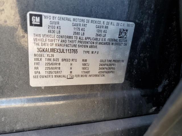Photo 14 from auction – 2018 GMC TERRAIN SL with VIN 3GKALMEX3JL113765