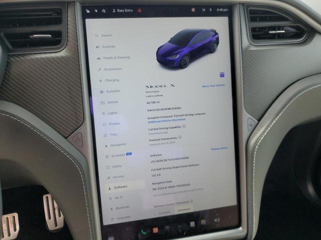 Photo 9 from auction – 2021 TESLA MODEL X with VIN 5YJXCAE4XMF324393