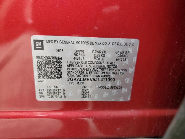 Photo 14 from auction – 2018 GMC TERRAIN SL with VIN 3GKALMEV5JL411099