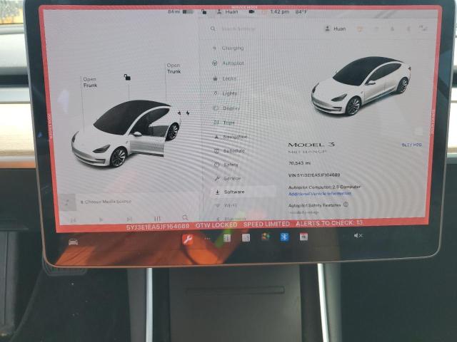 Photo 9 from auction – 2018 TESLA MODEL 3 with VIN 5YJ3E1EA5JF164689