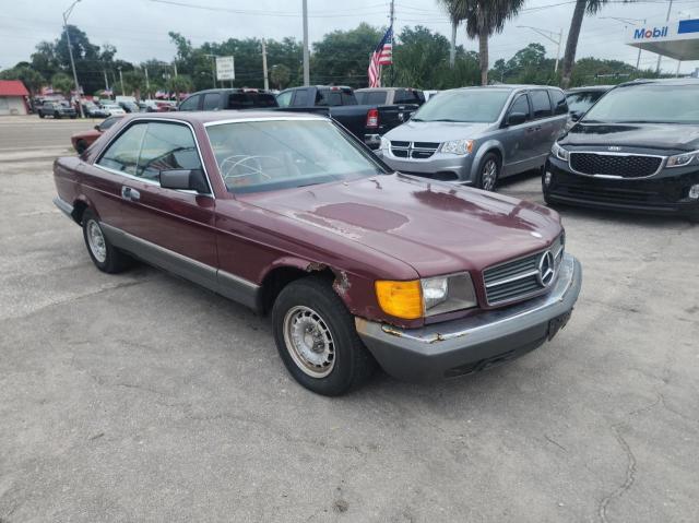 MERCEDES-BENZ 500 SEC 1985 with VIN WDBCA44D6FA141462 - Photo from auction