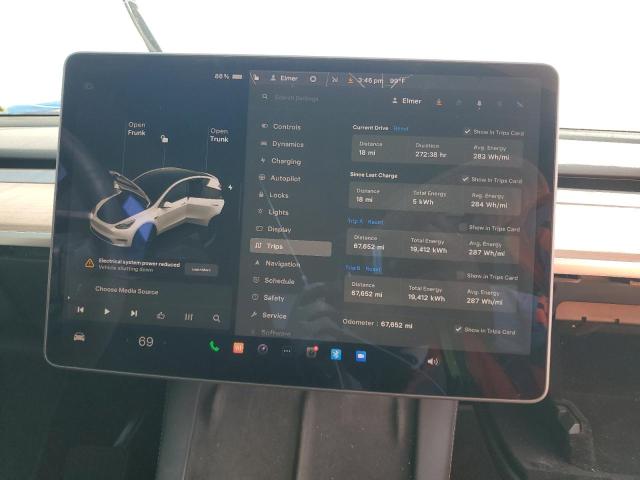 Photo 9 from auction – 2022 TESLA MODEL Y with VIN 7SAYGDEE5NF356871
