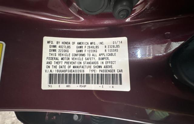 Photo 10 from auction – 2014 ACURA TL TECH with VIN 19UUA9F5XEA002606