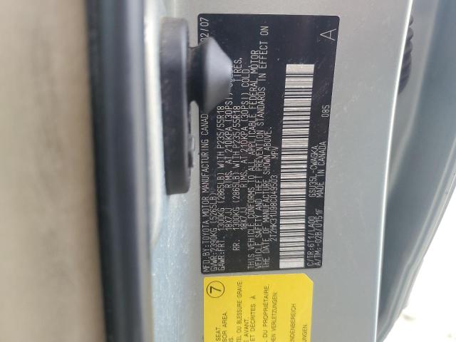 Photo 14 from auction – 2008 LEXUS RX 350 with VIN 2T2HK31U98C049503