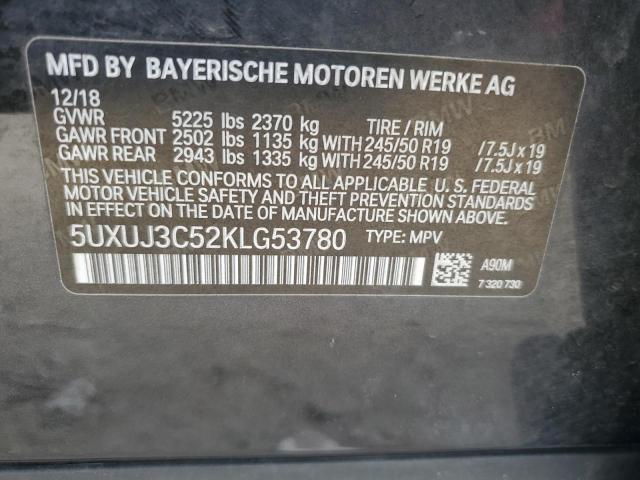 Photo 14 from auction – 2019 BMW X4 XDRIVE3 with VIN 5UXUJ3C52KLG53780