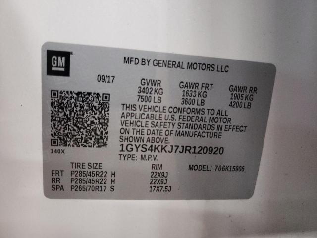 Photo 14 from auction – 2018 CADILLAC ESCALADE E with VIN 1GYS4KKJ7JR120920