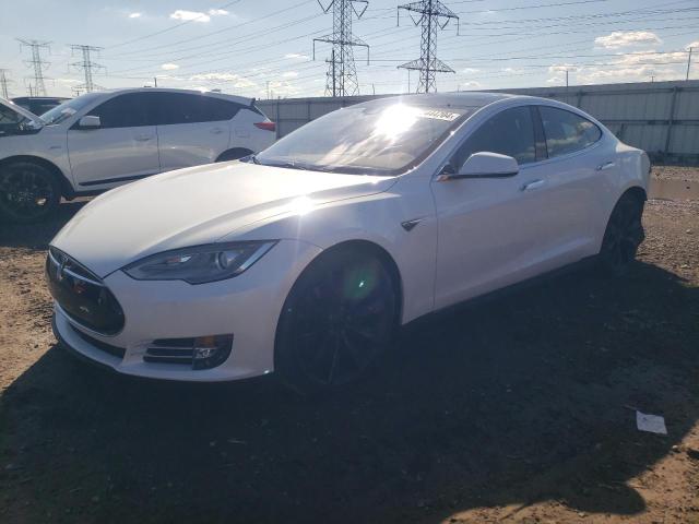 TESLA MODEL S 2015 with VIN 5YJSA1E24FF119606 - Photo from auction
