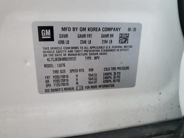 Photo 14 from auction – 2021 CHEVROLET TRAX LS with VIN KL7CJKSB4MB319137