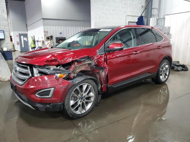 FORD EDGE TITAN 2015 with VIN 2FMPK4K97FBB50203 - Photo from auction