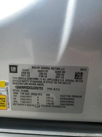 Photo 14 from auction – 2013 CHEVROLET TRAVERSE L with VIN 1GNKRFEDXDJ268753
